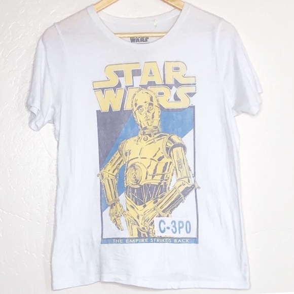 Mighty Fine Tops - Star Wars C3-PO Empire Strikes Back tee shirt